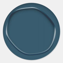 Adesivo Fecho de Envelope Vinheta Teal Wax-Look