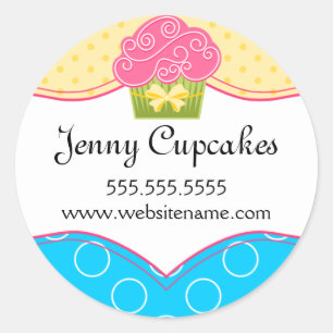Adesivo Fechos de Cupcake