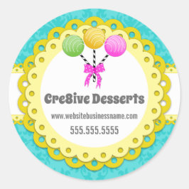 Adesivo Fechos de empacotamento de Pop de bolos elegantes