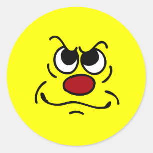 Adesivo Fed Up Face Grumpey