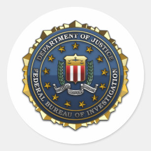 Adesivo Federal Bureau of Investigation