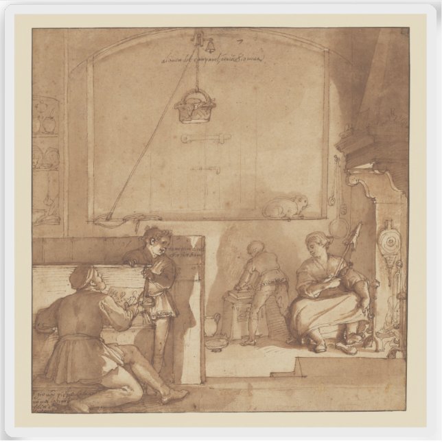 Adesivo Federico Zuccaro: A Primeira Vida de Taddeo Zuccar (Frente)