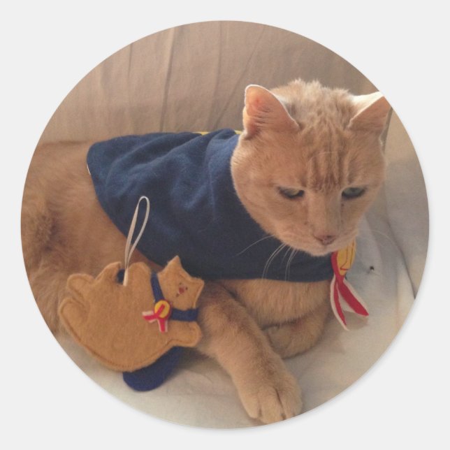 Adesivo Fedorento com o ornamento dele! (Frente)