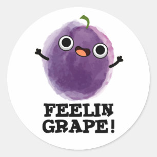 Adesivo Feelin Grape Engraçado Fruta