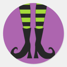 Adesivo Feet de bruxa de Halloween