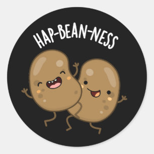 Adesivo Feijão Engraçado Bean Engraçado Escuro BG
