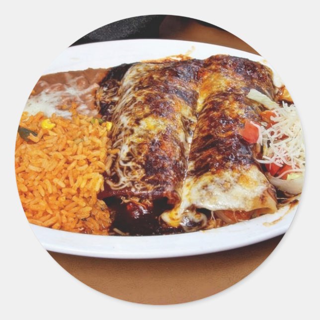 Adesivo Feijões de arroz Enchiladas (Frente)