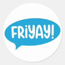 Feira de Sexta-Feira da Frente Azul Simples