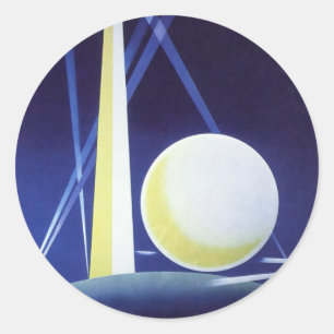 Adesivo Feira do Mundo Nova Iorque em 1939, Viagens vintag