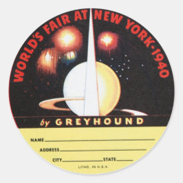Adesivo Feira dos Mundos de Greyhound