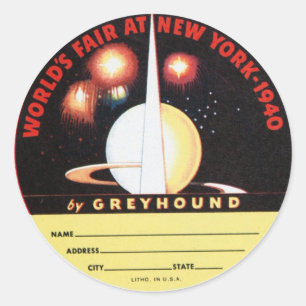 Adesivo Feira dos Mundos de Greyhound