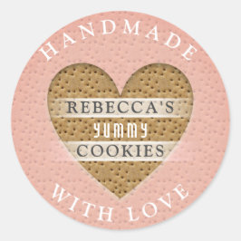 Adesivo Feita à mão com amor