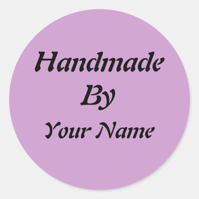 Adesivo Feita à mão por Modelo (Frente)