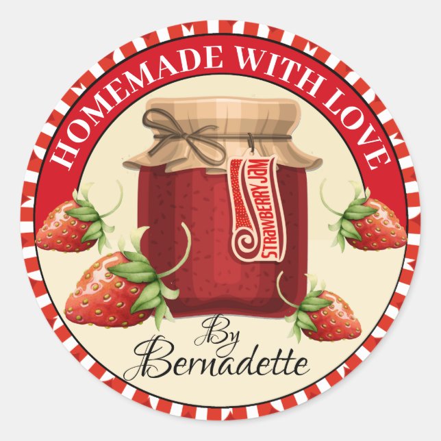 Adesivo Feita À Mão Por Vinheta (Frente)