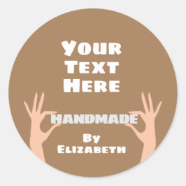 Adesivo Feita à mão por você