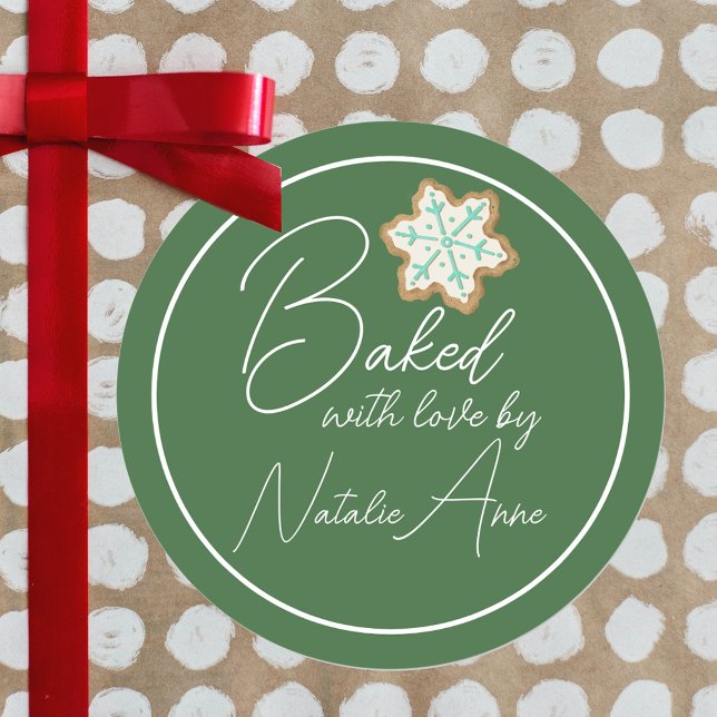 Adesivo Feita com Love Cookie (Criador carregado)