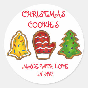 Adesivo Feita cozida com amor, Mitten Tree Bell