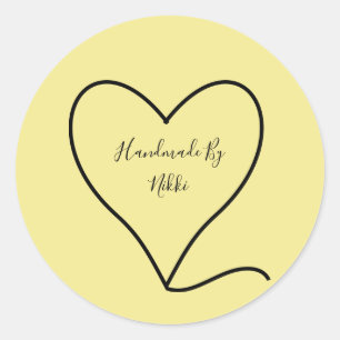 Adesivo Feitas À Mão Por Vinhetas