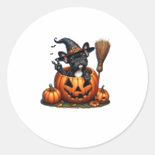 Adesivo Feiticeira francesa Pumpkin Halloween Mens Mulhere
