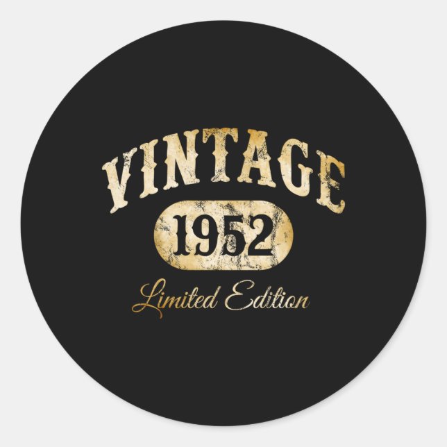 Adesivo Feito Em 1952 (Frente)