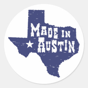 Adesivo Feito em Austin