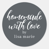 Feito em Casa com Amor Presente Personalizado Pret