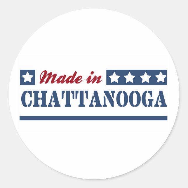 Adesivo Feito em Chattanooga (Frente)