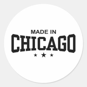 Adesivo Feito em Chicago