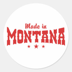Adesivo Feito em Montana