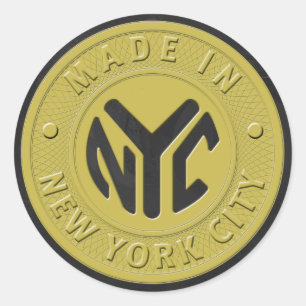 Adesivo Feito Em Nova York