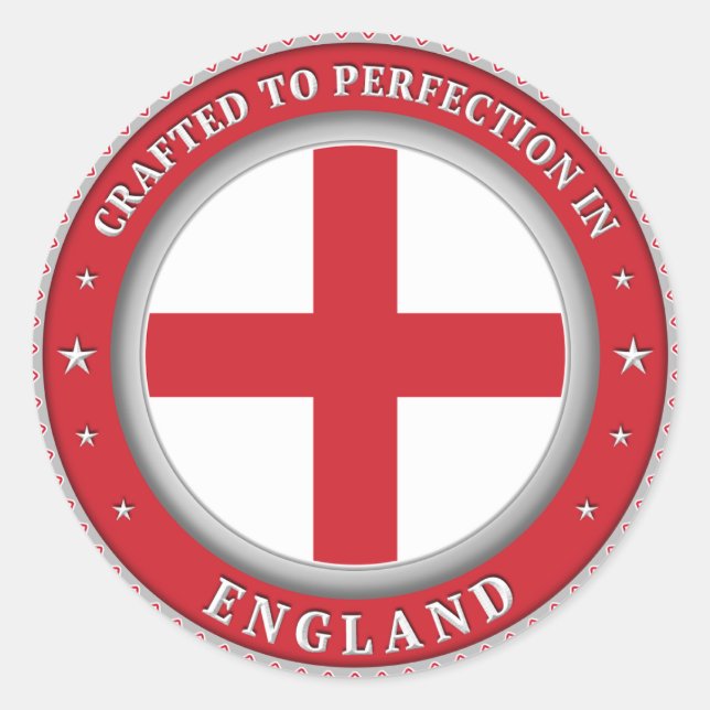 Adesivo Feito Em Perfeição Na Inglaterra (Frente)