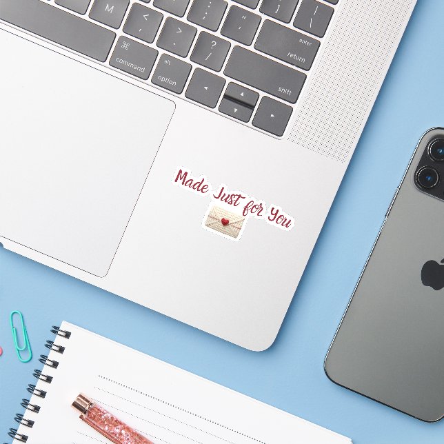Adesivo Feito Especialmente para Você | Laboratóri (Notebook com iPhone)