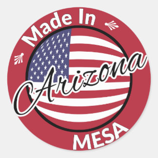 Adesivo Feito na Arizona Mesa, Bandeira dos Estados Unidos