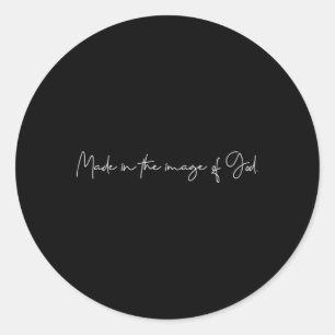 Adesivo Feito Na Imagem De Deus Manuscrito