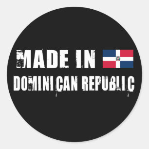 Adesivo Feito na República Dominicana