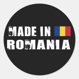 Adesivo Feito na Romênia