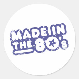Adesivo Feito no anos 80