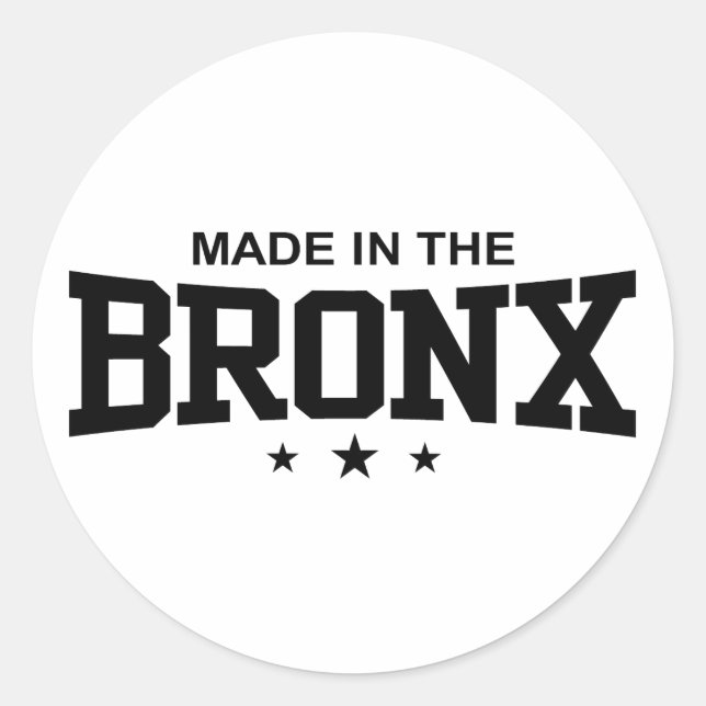 Adesivo Feito no Bronx (Frente)