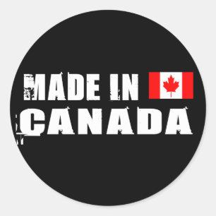 Adesivo Feito no Canadá
