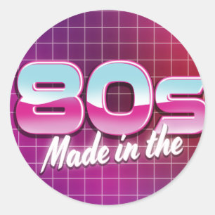 Adesivo Feito nos anos 80