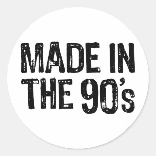 Adesivo Feito nos anos 90
