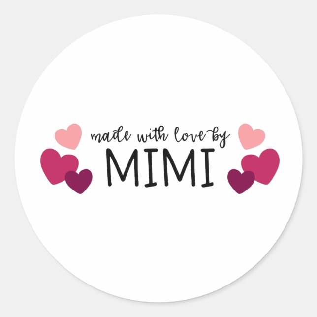 Adesivo Feito Por Mimi (Frente)