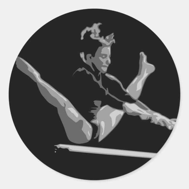 Adesivo feixe de equilíbrio de ginástica (Frente)
