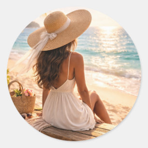 Adesivo Felicidade da Hora Dourada