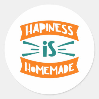Adesivo Felicidade é Homemade