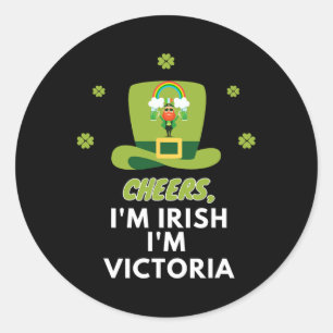 Adesivo Felicidades Eu Sou Irlandês Eu Sou Victoria