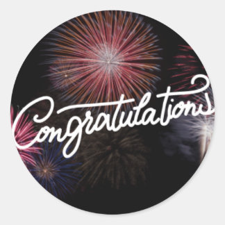 Adesivo felicitação