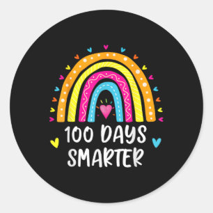 Adesivo Feliz 100º Dia De Estudante Escolar 100 Dias Mais 