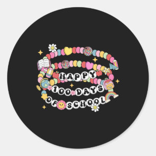 Adesivo Feliz 100 Dias De Professora De Bracelete