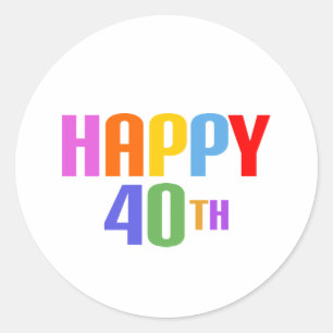 Adesivo Feliz 40º